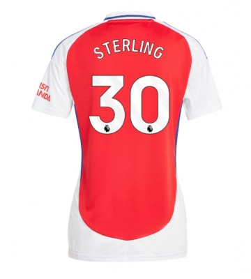 Arsenal Raheem Sterling #30 Hemmatröja Kvinnor 2024-25 Kortärmad